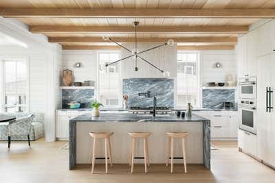  Bohemian Minimalist Beach House Kitchen. Wright This Way by Cortney Bishop Design.