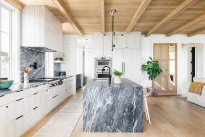  Transitional Beach House Kitchen. Wright This Way by Cortney Bishop Design.