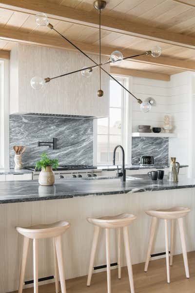  Minimalist Organic Beach House Kitchen. Wright This Way by Cortney Bishop Design.