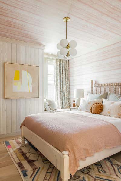  Minimalist Transitional Modern Beach House Bedroom. Wright This Way by Cortney Bishop Design.
