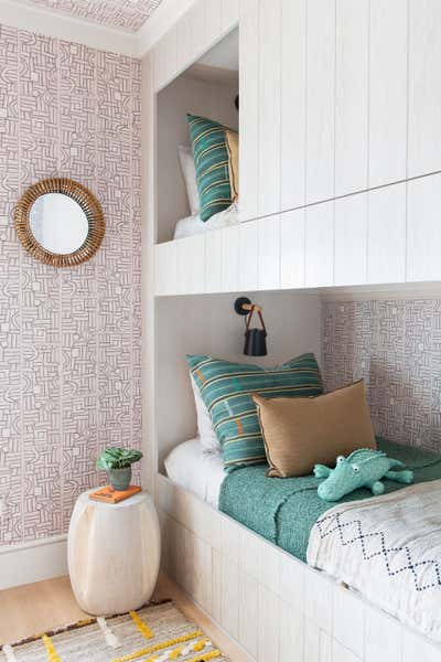  Minimalist Modern Beach House Children's Room. Wright This Way by Cortney Bishop Design.