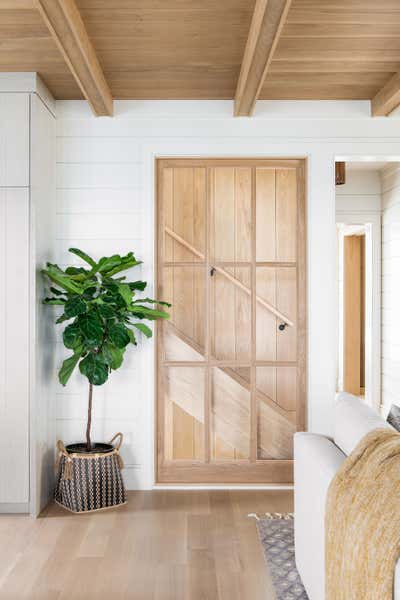  Transitional Beach House Entry and Hall. Wright This Way by Cortney Bishop Design.