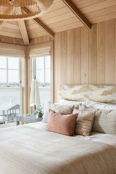  Bohemian Minimalist Beach House Bedroom. Wright This Way by Cortney Bishop Design.