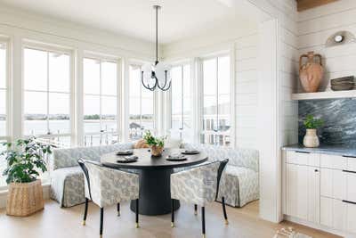  Minimalist Transitional Beach House Dining Room. Wright This Way by Cortney Bishop Design.