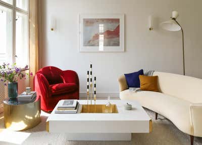  Modern Apartment Living Room. Berlin Apartment by White Arrow.