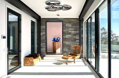  Contemporary Minimalist Beach House Entry and Hall. Montauk Beach House by Katch Interiors.