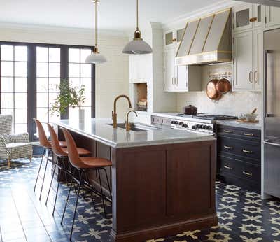  Craftsman English Country Family Home Kitchen. Blackstone by KitchenLab | Rebekah Zaveloff Interiors.