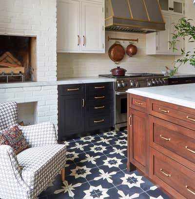  Transitional Family Home Kitchen. Blackstone by KitchenLab | Rebekah Zaveloff Interiors.
