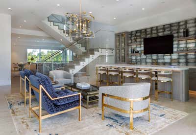 Modern Beach House Bar and Game Room. Private Residence by Passione.