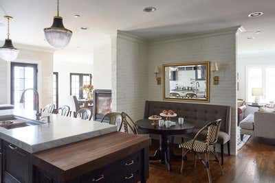  Craftsman French Family Home Open Plan. Keystone by KitchenLab | Rebekah Zaveloff Interiors.