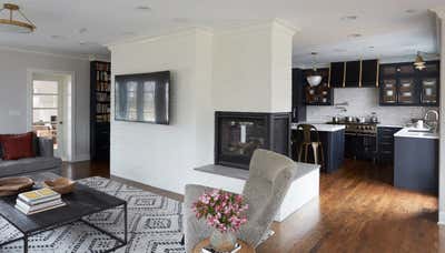  Craftsman Preppy Living Room. Keystone by KitchenLab | Rebekah Zaveloff Interiors.