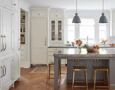  Craftsman Family Home Kitchen. Kenilworth by KitchenLab | Rebekah Zaveloff Interiors.