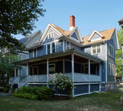  Craftsman Family Home Exterior. Kenilworth by KitchenLab | Rebekah Zaveloff Interiors.