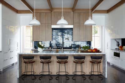  Contemporary Beach House Kitchen. Waterfront Sag Harbor Home by Katch Interiors.