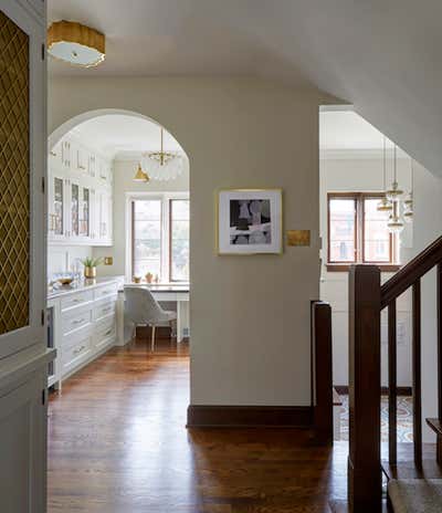  Craftsman Family Home Entry and Hall. Elmwood by KitchenLab | Rebekah Zaveloff Interiors.