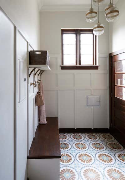  Craftsman Entry and Hall. Elmwood by KitchenLab | Rebekah Zaveloff Interiors.