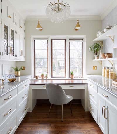  Transitional Family Home Pantry. Elmwood by KitchenLab | Rebekah Zaveloff Interiors.