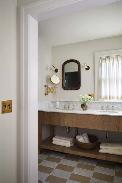  Farmhouse Family Home Bathroom. English Cottage Remodel by reDesign home C H I C A G O.