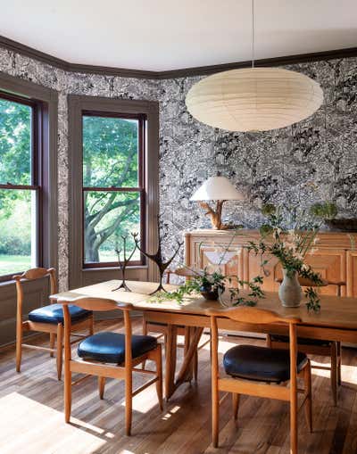  Eclectic Family Home Dining Room. Twin Bridges House by Workstead.