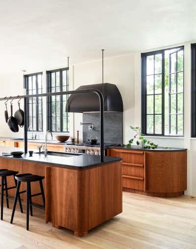  Contemporary Eclectic Family Home Kitchen. Twin Bridges House by Workstead.