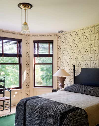  Contemporary Eclectic Family Home Bedroom. Twin Bridges House by Workstead.