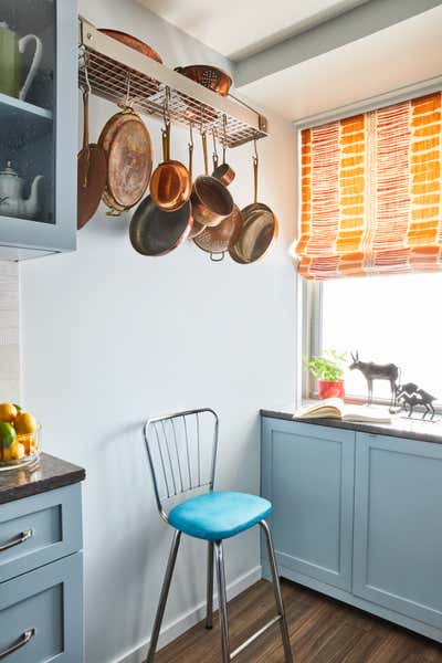  Arts and Crafts Bohemian Apartment Kitchen. Williamsburg Brooklyn, NY Coop Apartment by Keita Turner Design.