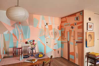  Maximalist Dining Room. Williamsburg Brooklyn, NY Coop Apartment by Keita Turner Design.