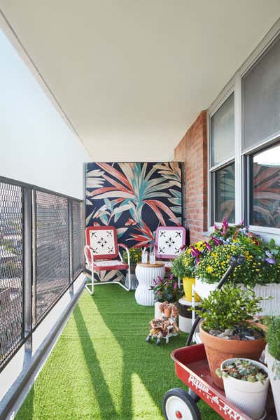  Bohemian Apartment Patio and Deck. Williamsburg Brooklyn, NY Coop Apartment by Keita Turner Design.