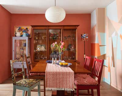  Rustic Dining Room. Williamsburg Brooklyn, NY Coop Apartment by Keita Turner Design.