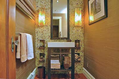  Asian Art Deco Bathroom. Westchester, NY Tudor Revival Residence by Keita Turner Design.