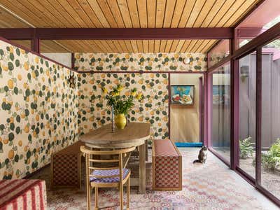  Mid-Century Modern Family Home Dining Room. Altadena by Reath Design.