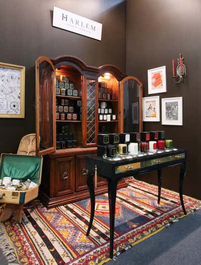  Transitional Workspace. Harlem Candle Company at Architectural Digest Show by Keita Turner Design.