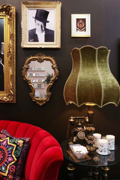  Maximalist Workspace. Harlem Candle Company at Architectural Digest Show by Keita Turner Design.