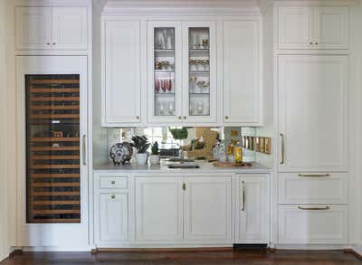  Transitional Family Home Kitchen. White Kitchen by Cantley & Company, Inc.