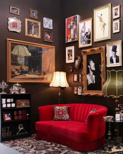  Transitional Workspace. Harlem Candle Company at Architectural Digest Show by Keita Turner Design.