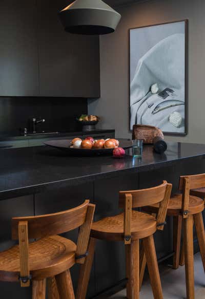  Asian Minimalist Family Home Kitchen. Noe Valley Residence by Studio AHEAD.