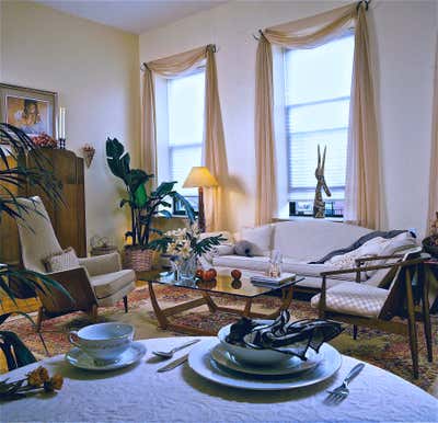  Art Nouveau Rustic Apartment Living Room. Manhattan, NY Townhouse Apartment by Keita Turner Design.