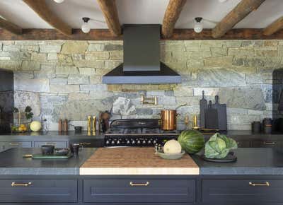  Country Traditional Vacation Home Kitchen. The Lodge  by The Brooklyn Home Co..