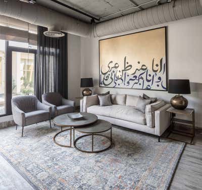  Contemporary Living Room. Law firm in the heart of Riyadh by A Interiors.