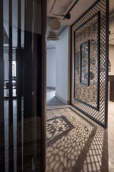  Contemporary Entry and Hall. Law firm in the heart of Riyadh by A Interiors.