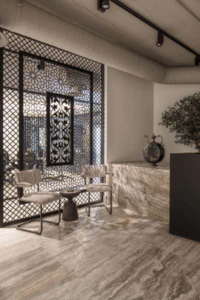  Contemporary Entry and Hall. Law firm in the heart of Riyadh by A Interiors.