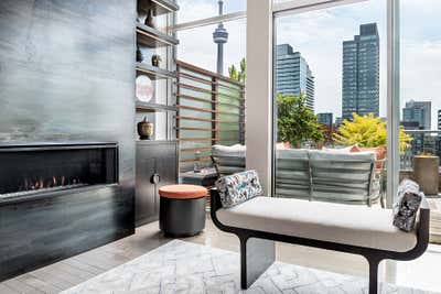  Transitional Apartment Living Room. Toronto Penthouse by Sheree Stuart Design.