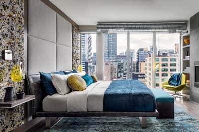  Transitional Apartment Bedroom. Toronto Penthouse by Sheree Stuart Design.