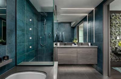  Transitional Apartment Bathroom. Toronto Penthouse by Sheree Stuart Design.