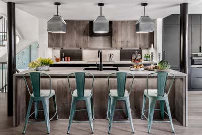  Industrial Family Home Kitchen. Hillsdale by Sheree Stuart Design.