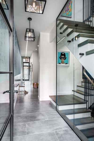  Industrial Entry and Hall. Hillsdale by Sheree Stuart Design.