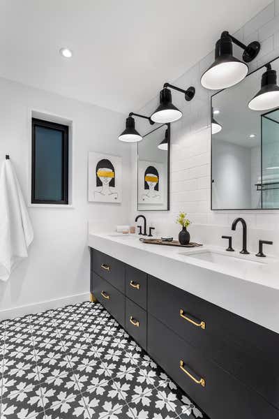  Industrial Family Home Bathroom. Hillsdale by Sheree Stuart Design.