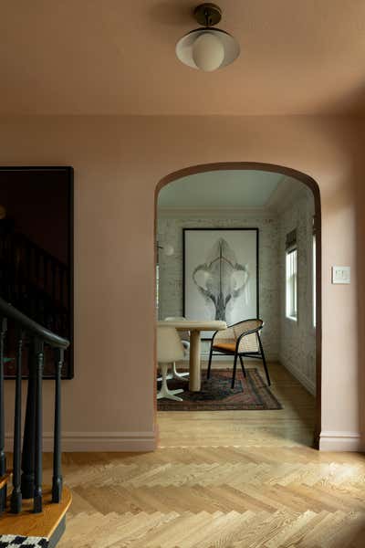  British Colonial French Family Home Entry and Hall. Circle House by Susannah Holmberg Studios.