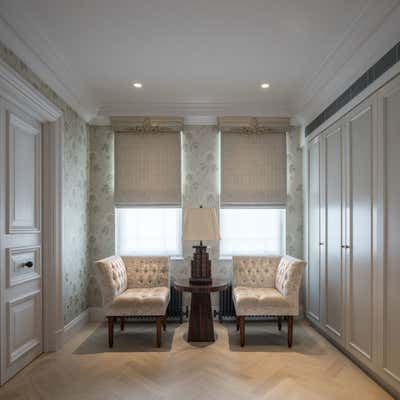  Regency Family Home Storage Room and Closet. Georgian Townhouse by Woolf Interior Architecture & Design.