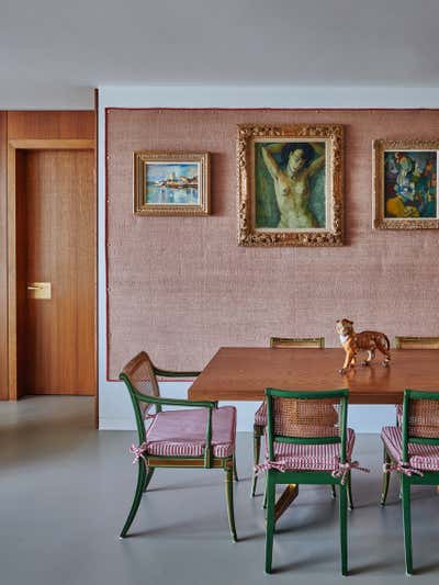 Mid-Century Modern Dining Room. Gasholders by Woolf Interior Architecture & Design.